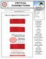 CRITICAL CONNECTIONS. CACCN TORONTO CHAPTER NEWSLETTER www.torontocaccn.ca. Have you registered for Evolutions 2014? Spring 2014. Inside this issue: