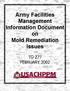 Army Facilities Management Information Document on Mold Remediation Issues