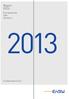 Report 2013. Energiewende. Safe. Hands on. Condensed version