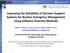 Improving the Reliability of Decision-Support Systems for Nuclear Emergency Management Using Software Diversity Methods