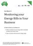 Monitoring your Energy Bills in Your Business