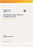 NATIONAL ELECTRICITY FORECASTING