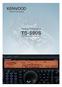Peerless Performance TS-590S. HF / 50 MHz ALL MODE TRANSCEIVER
