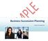 Business Succession Planning. Corporate Training Materials