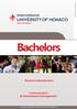 Bachelors Business Administration Communication & Entertainment Management