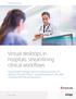 Virtual desktops in hospitals: streamlining clinical workflows