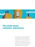 The truth about customer experience