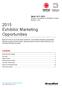 2015 Exhibitor Marketing Opportunities