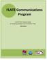 FLATE Communications Program