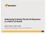 Addressing Evolving Threats & Responses in a MITA 3.0 World Robert Myles, CISSP, CISM