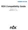 RDX Compatibility Guide. Revision: 1.2.5. September 25, 2014
