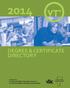 DEGREE & CERTIFICATE DIRECTORY