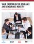 VALUE CREATION IN THE INSURANCE AND REINSURANCE INDUSTRY THE ADDED VALUE OF INTEGRATED THINKING AND INTEGRATED REPORTING <IR>