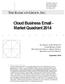 Cloud Business Email - Market Quadrant 2014