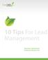 10 Tips For Lead Management