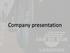 Company presentation