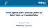 HRSA Update to the Advisory Council on Blood Stem Cell Transplantation. Shelley Grant September 15, 2014