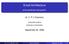 Email Architecture. with sendmail and postfix. dr. C. P. J. Koymans. Informatics Institute University of Amsterdam. September 30, 2008