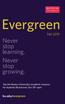Evergreen. Never stop learning. Never stop growing. Fall 2015. bu.edu/evergreen