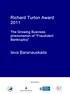 Richard Turton Award 2011