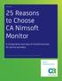 25 Reasons to Choose CA Nimsoft Monitor