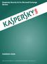 Kaspersky Security 8.0 for Microsoft Exchange Servers Installation Guide