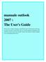 manuale outlook 2007 : The User's Guide