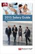 2015 Salary Guide. Accounting & Finance