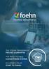THE FOEHN TRANSPARENT PRICING GUARANTEE THE MOST FLEXIBLE CLOUD PHONE SYSTEM BY EXPERTS FROM START TO FINISH