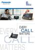 KX-NT400 EXECUTIVE IP TELEPHONE BROCHURE EVERY VERY CALL ALL MATTERS