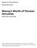 Money s Worth of Pension Annuities