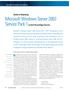 Microsoft Windows Server 2003 Service Pack 1 on Dell PowerEdge Servers