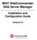 MGC WebCommander Web Server Manager