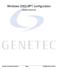 DCOM & Control List Genetec Information Systems Page i Win2003 Service Pack 1