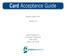 Card Acceptance Guide