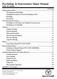 Psychology & Neuroscience Major Manual Table of Contents