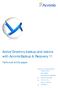 Active Directory backup and restore with Acronis Backup & Recovery 11. Technical white paper. o o. Applies to the following editions: Advanced Server