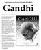 Comprehension and Discussion Activities for the Movie Gandhi