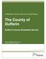 The County of Dufferin