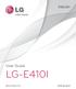 ENGLISH. User Guide LG-E410I. www.lg.com MFL67794514 (1.0)