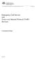 Emergency Call Service and Voice over Internet Protocol (VoIP) Services. Consultation Paper
