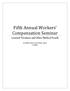 Fifth Annual Workers Compensation Seminar