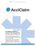 WHITE PAPER The Hidden Complexity of Accident Claims Management. Why it might not make sense to bring it in-house