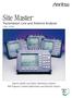 Site Master. Transmission Line and Antenna Analyzer