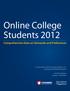 Online College Students 2012