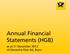 Annual Financial Statements (HGB) as at 31 December 2013 of Deutsche Post AG, Bonn