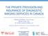 THE PRIVATE PROVISION AND INSURANCE OF DIAGNOSTIC IMAGING SERVICES IN CANADA