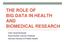 THE ROLE OF BIG DATA IN HEALTH AND BIOMEDICAL RESEARCH. John Quackenbush Dana-Farber Cancer Institute Harvard School of Public Health