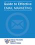 Guide to Effective EMAIL MARKETING