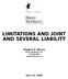 LIMITATIONS AND JOINT AND SEVERAL LIABILITY. Stephen R. Moore Blaney McMurtry LLP 416.593.3950 smoore@blaney.com